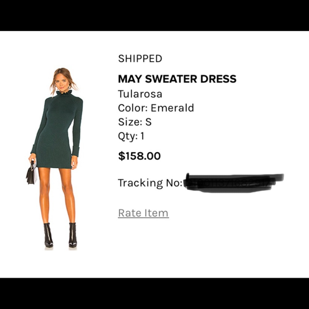 Tularosa sweater dress/ never worn!